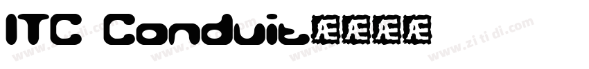 ITC Conduit字体转换